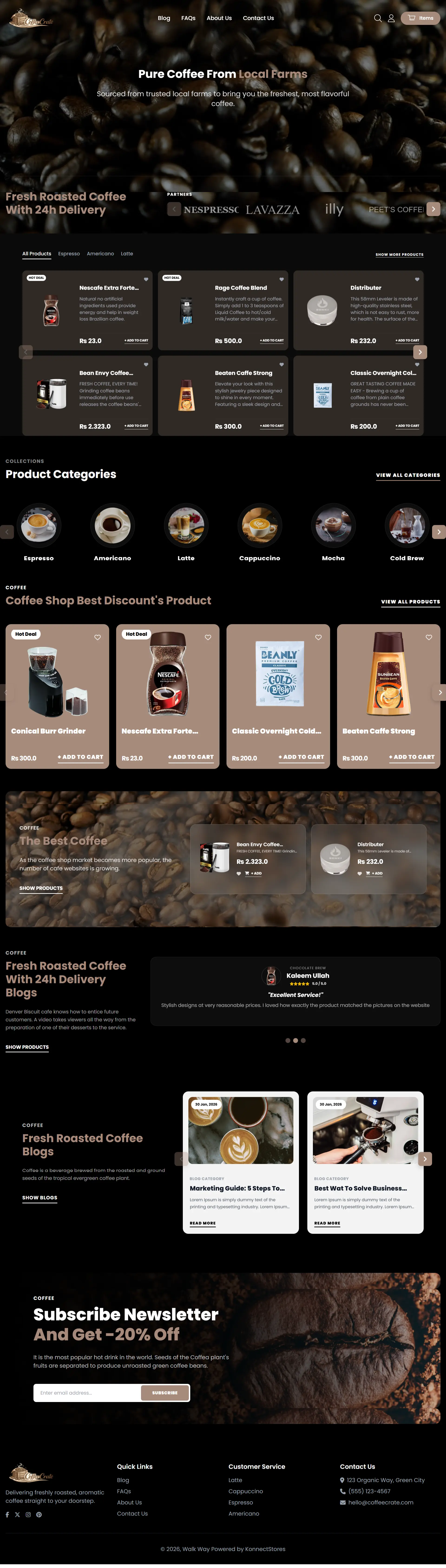 Coffeecrate Template