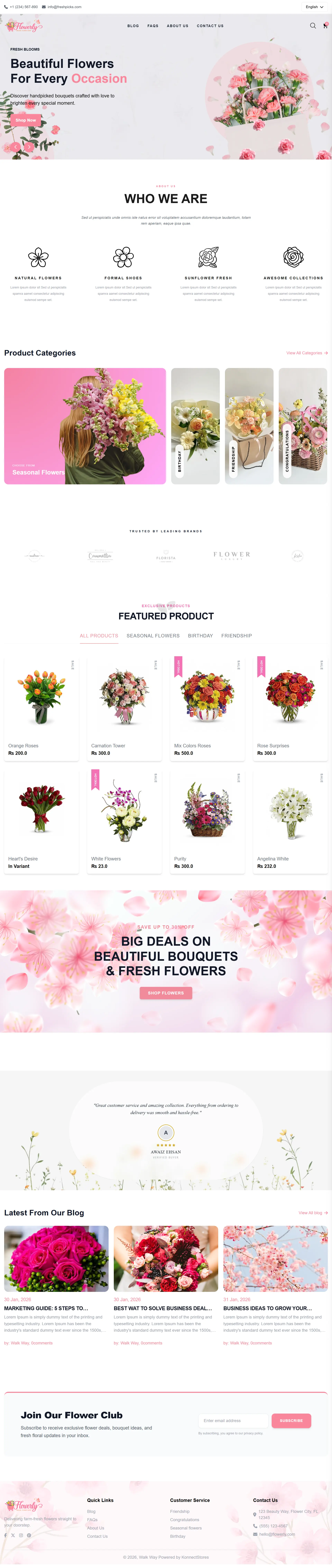 Flowerly Template