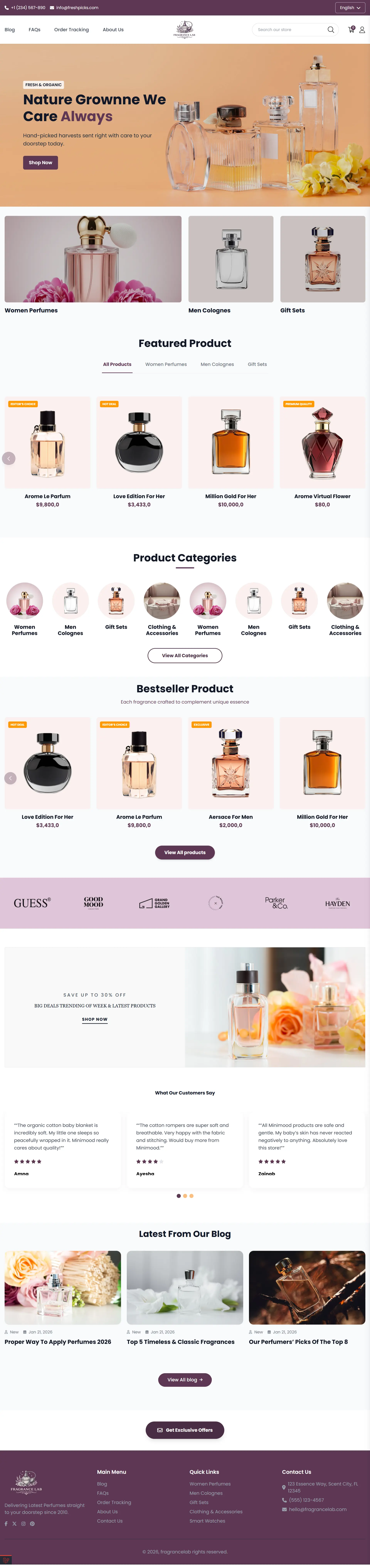Fragrancelab Template