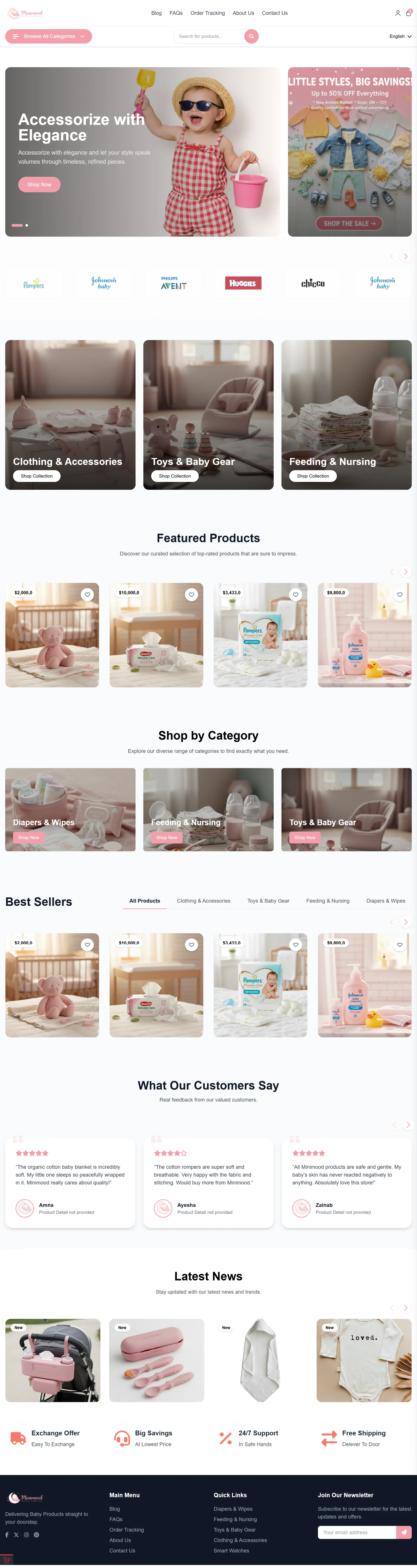 Minimood Template