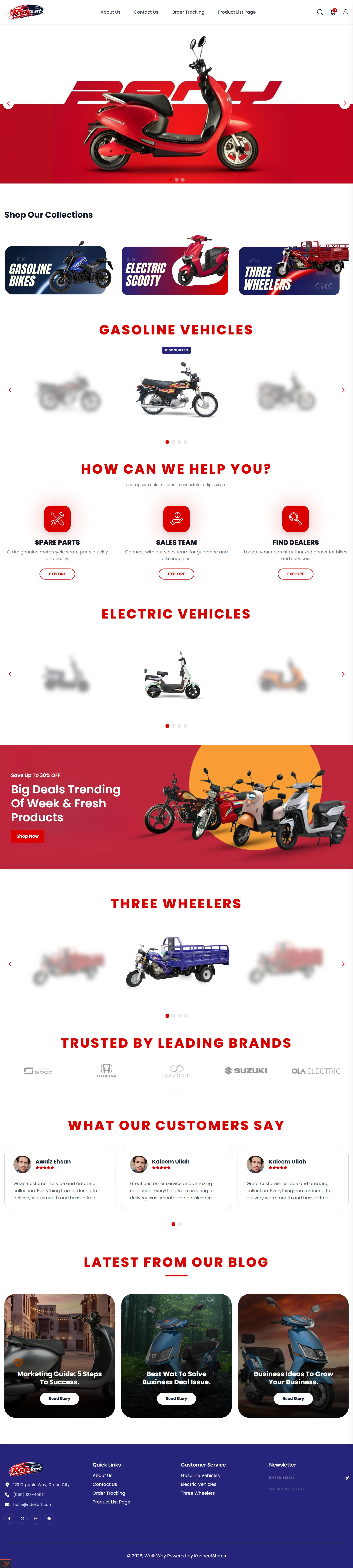Ridekart Template