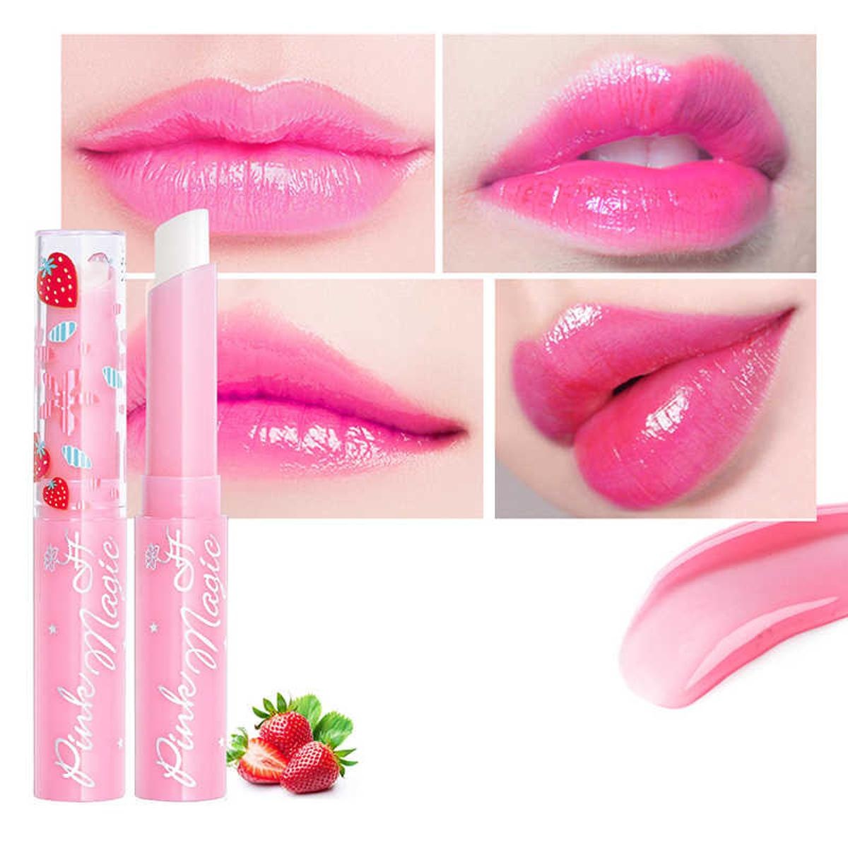 Pink Lips Lip Balm - Moisturizing And Softening Lip Care